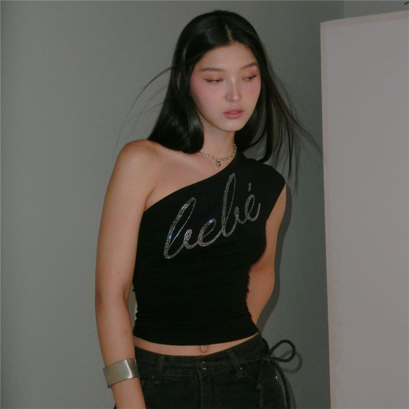 Embellished Striped Crop Top