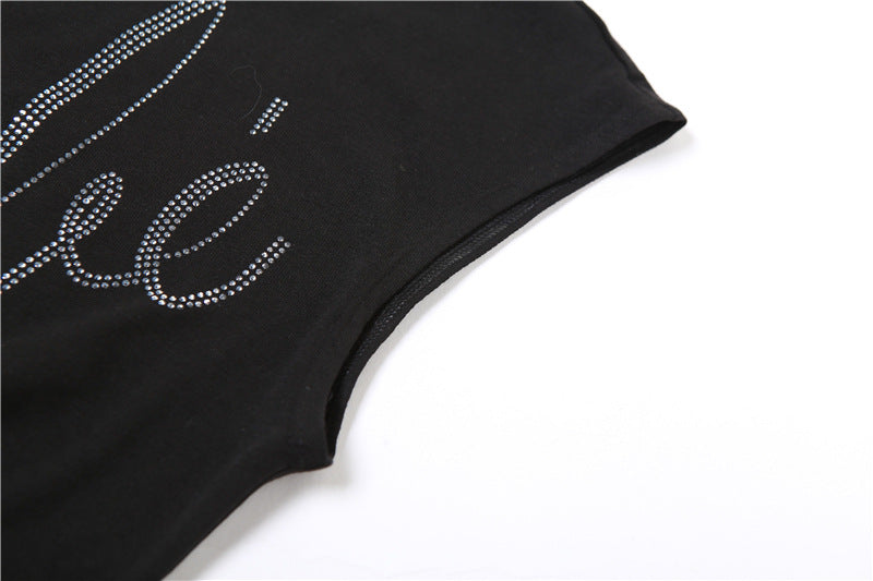 Embellished Striped Crop Top