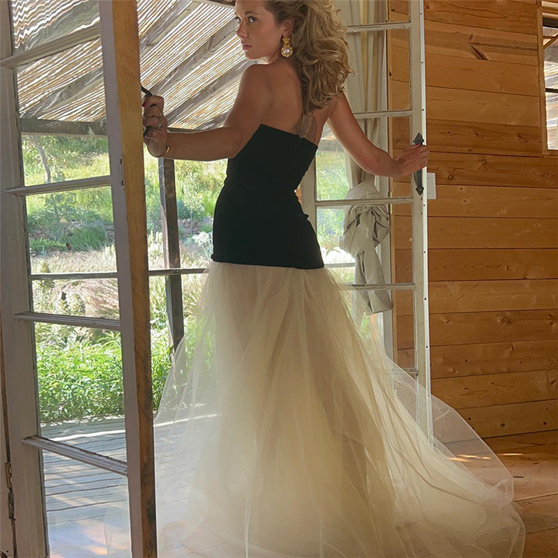 Strapless Maxi Dress