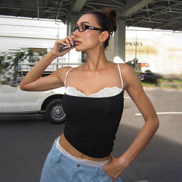 Women Sweetheart Neck Top