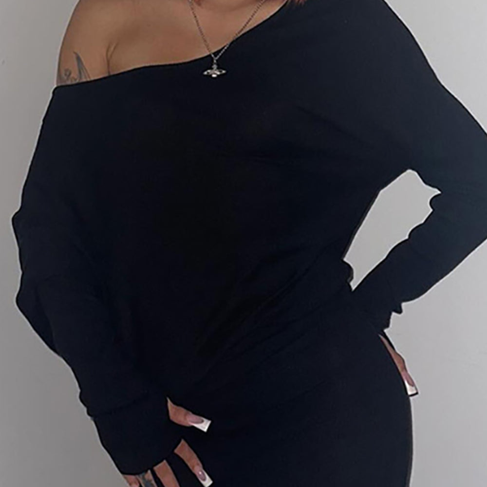 One Shoulder Bodycon Dress