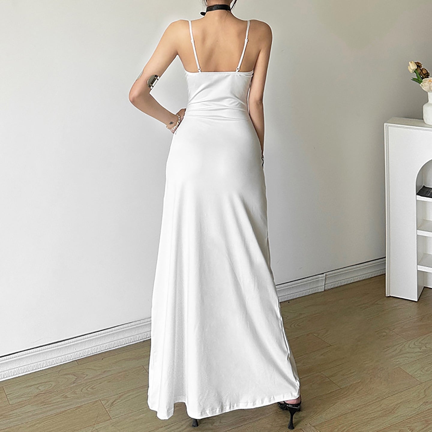 Print Bodycon Maxi Dress