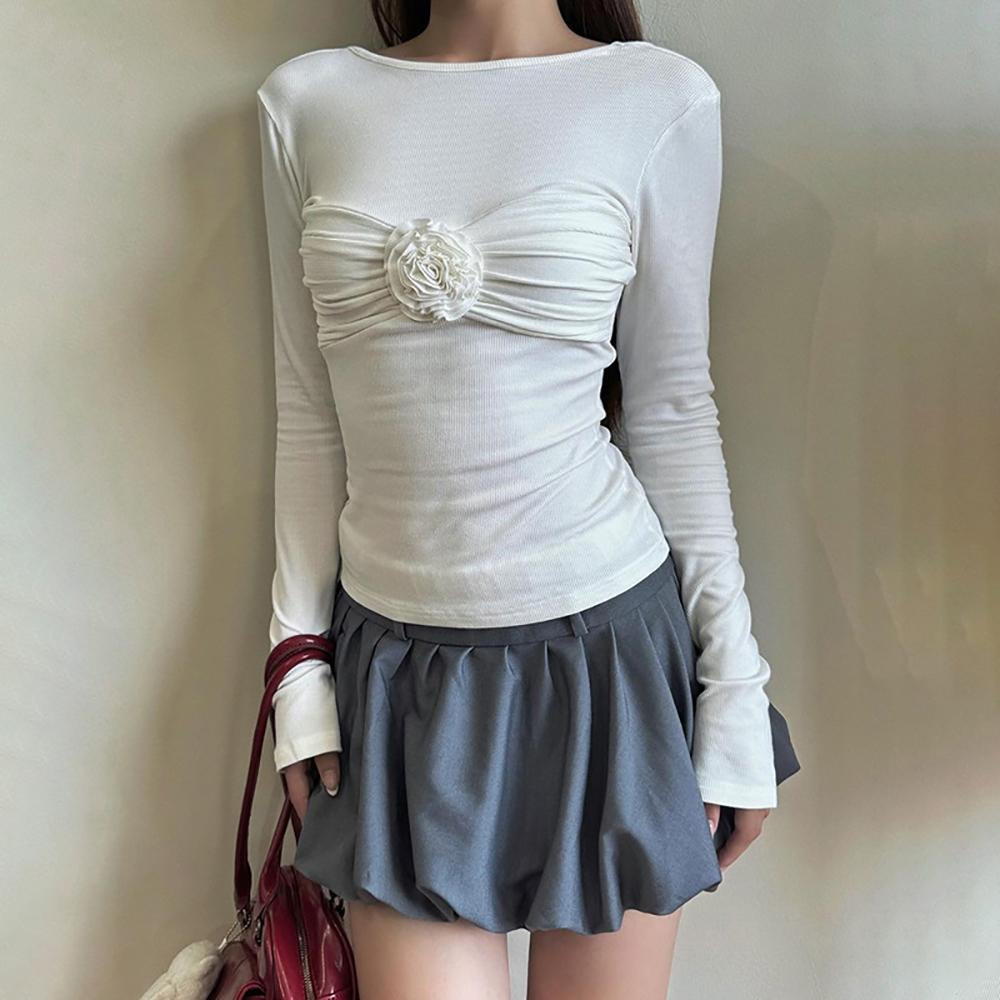 Women Solid Boat Neck Top