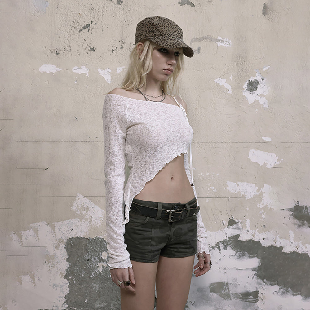 Women Solid Boat Neck Top
