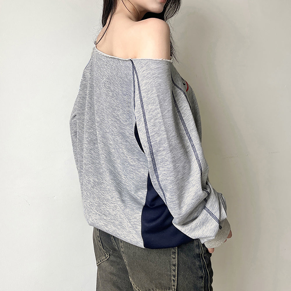 Women Typography Printed Off-Shoulder Top