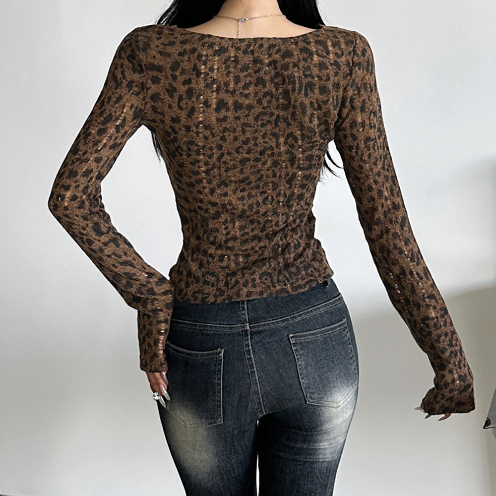 Animal Print Top