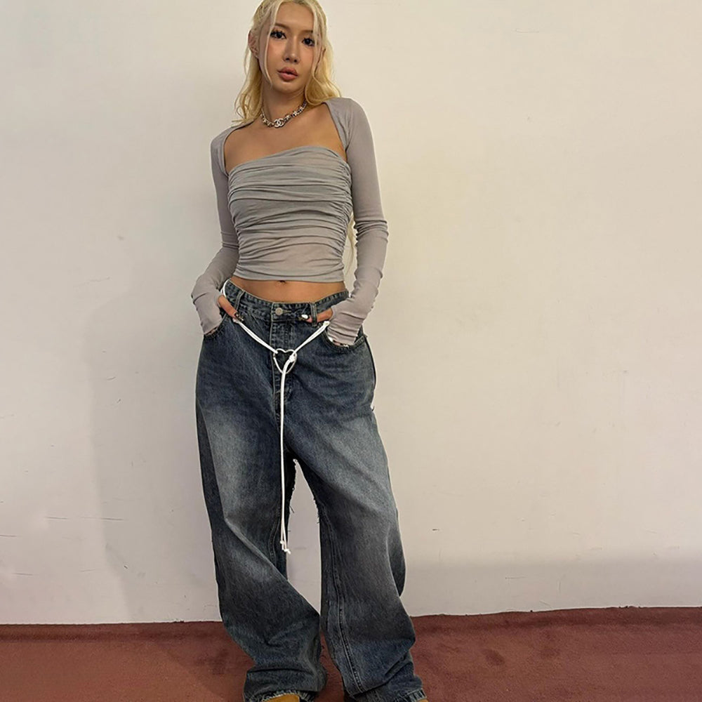 Women Solid Scoop Neck Top