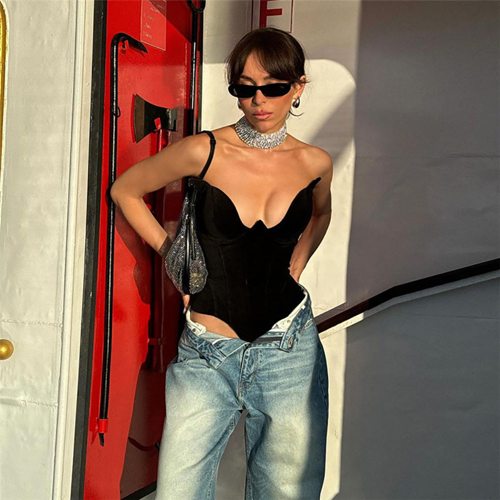 Women Tube Crop Top