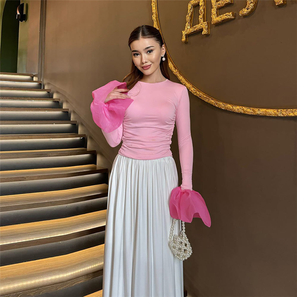 Women Bell Sleeves Top