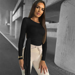 Women Extended Sleeves Top