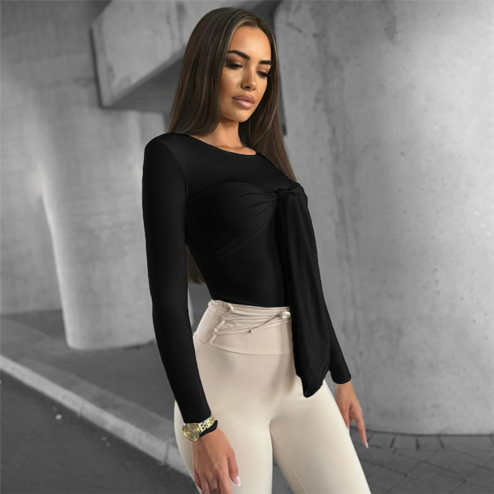 Women Extended Sleeves Top