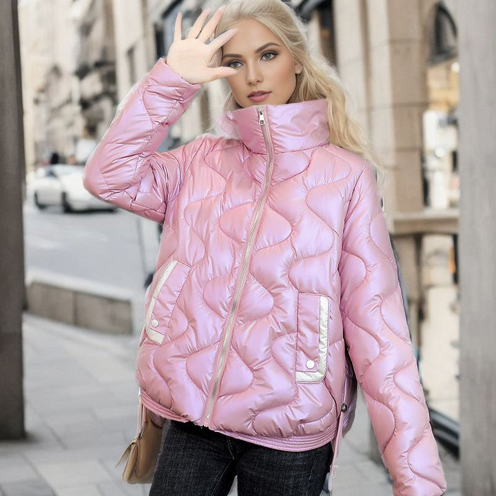 Mock Collar Regular Puffer Jacket