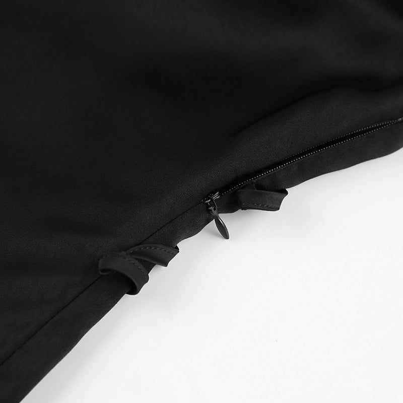 Bell Sleeve A-Line Mini Dress
