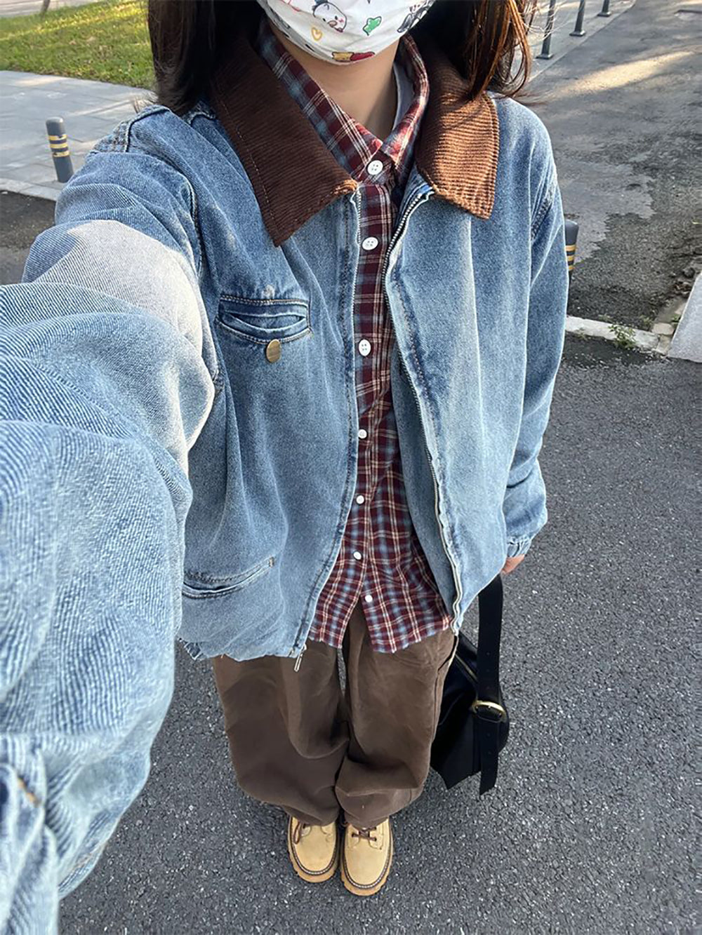 Women Insulator Outdoor Denim Jacket
