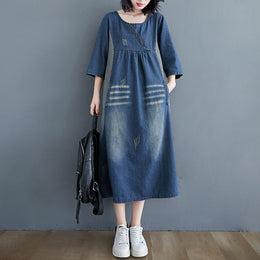 A-Line Midi Dress