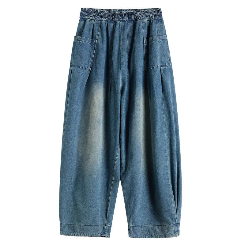Women Flared Heavy Fade Jeans