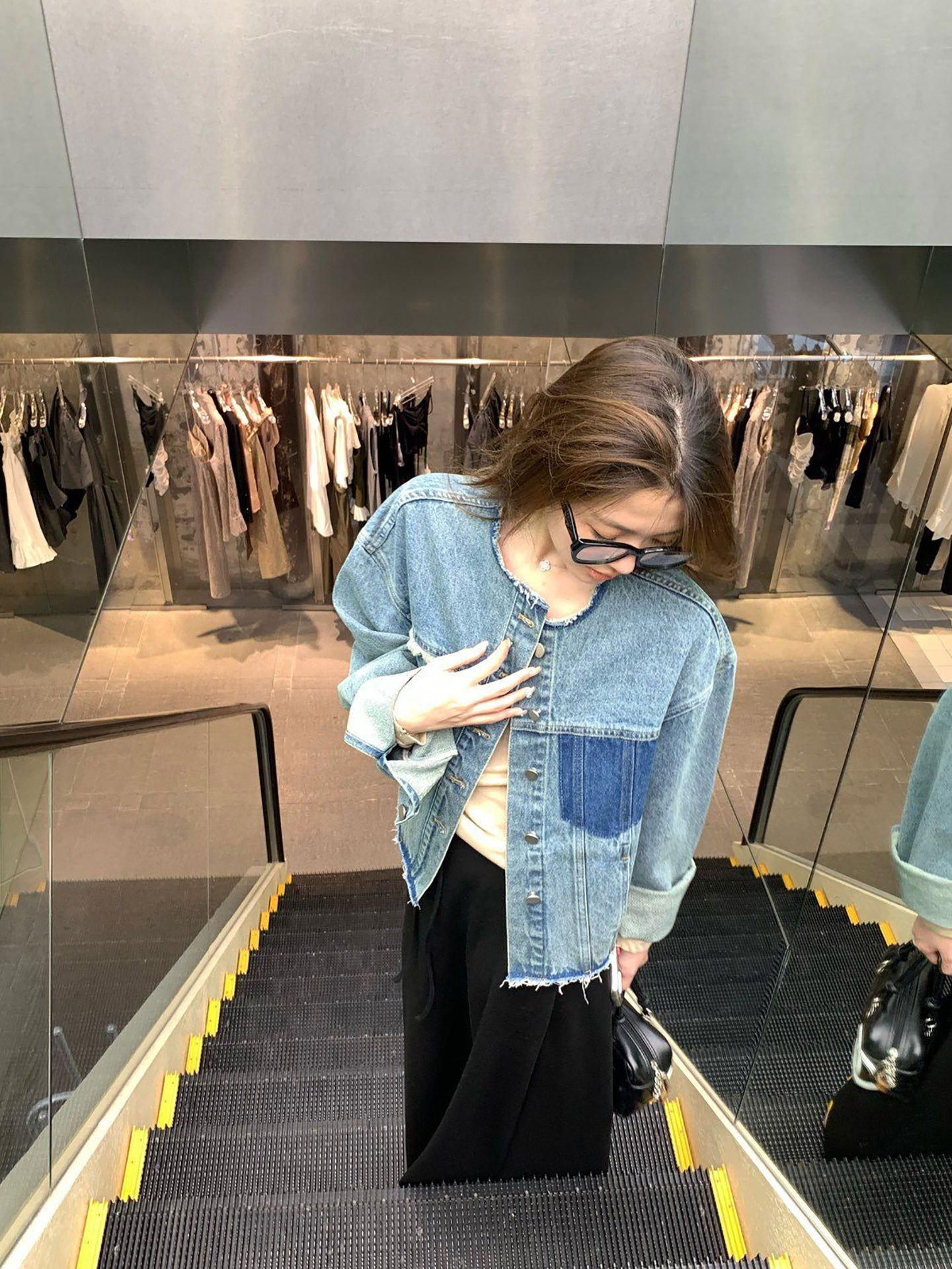 Women Insulator Outdoor Denim Jacket