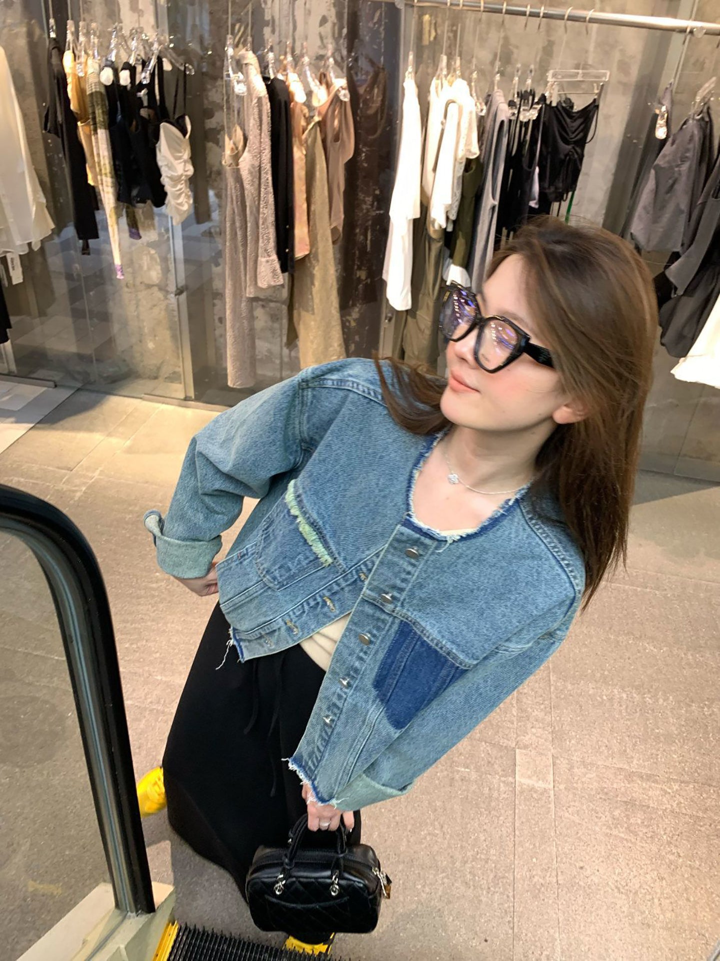 Women Insulator Outdoor Denim Jacket
