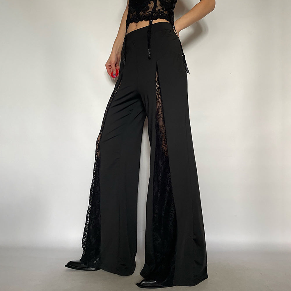 Women Flared Mid-Rise Parallel Trousers