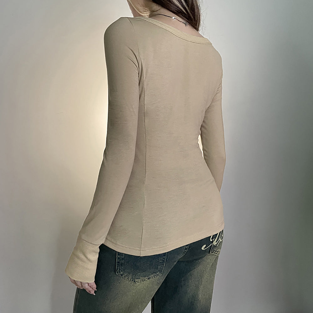 Women Extended Sleeves Top