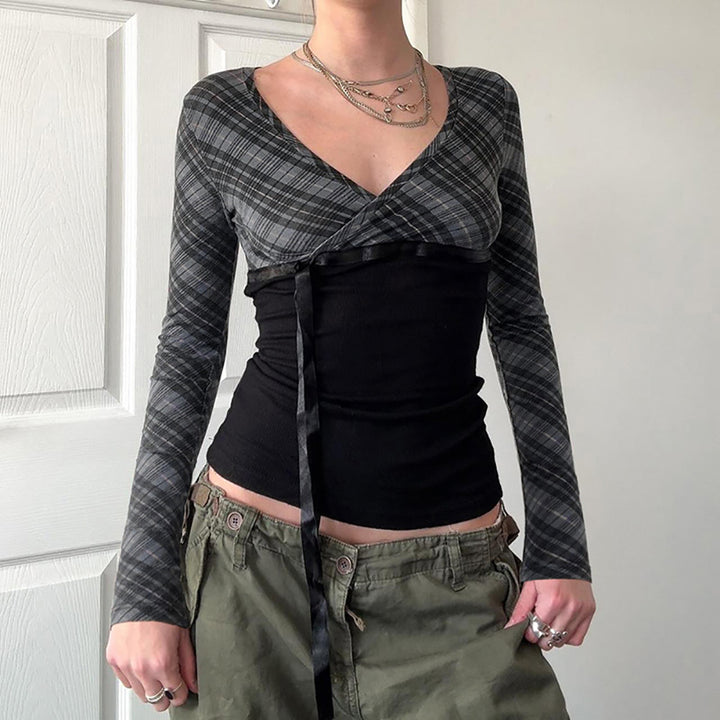 Checked Top
