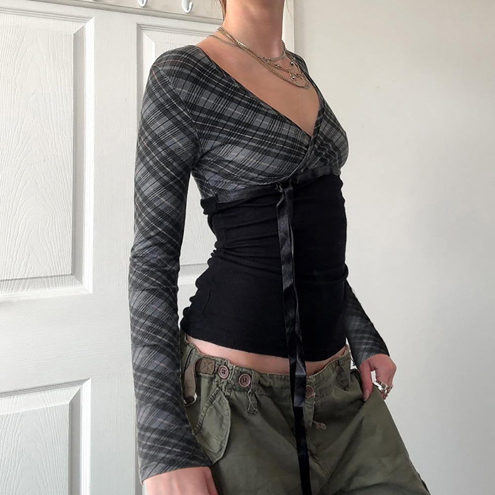 Checked Top