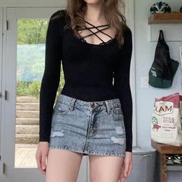 Women Scoop Neck Fitted Top