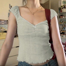 Sweetheart Neck Regular Top