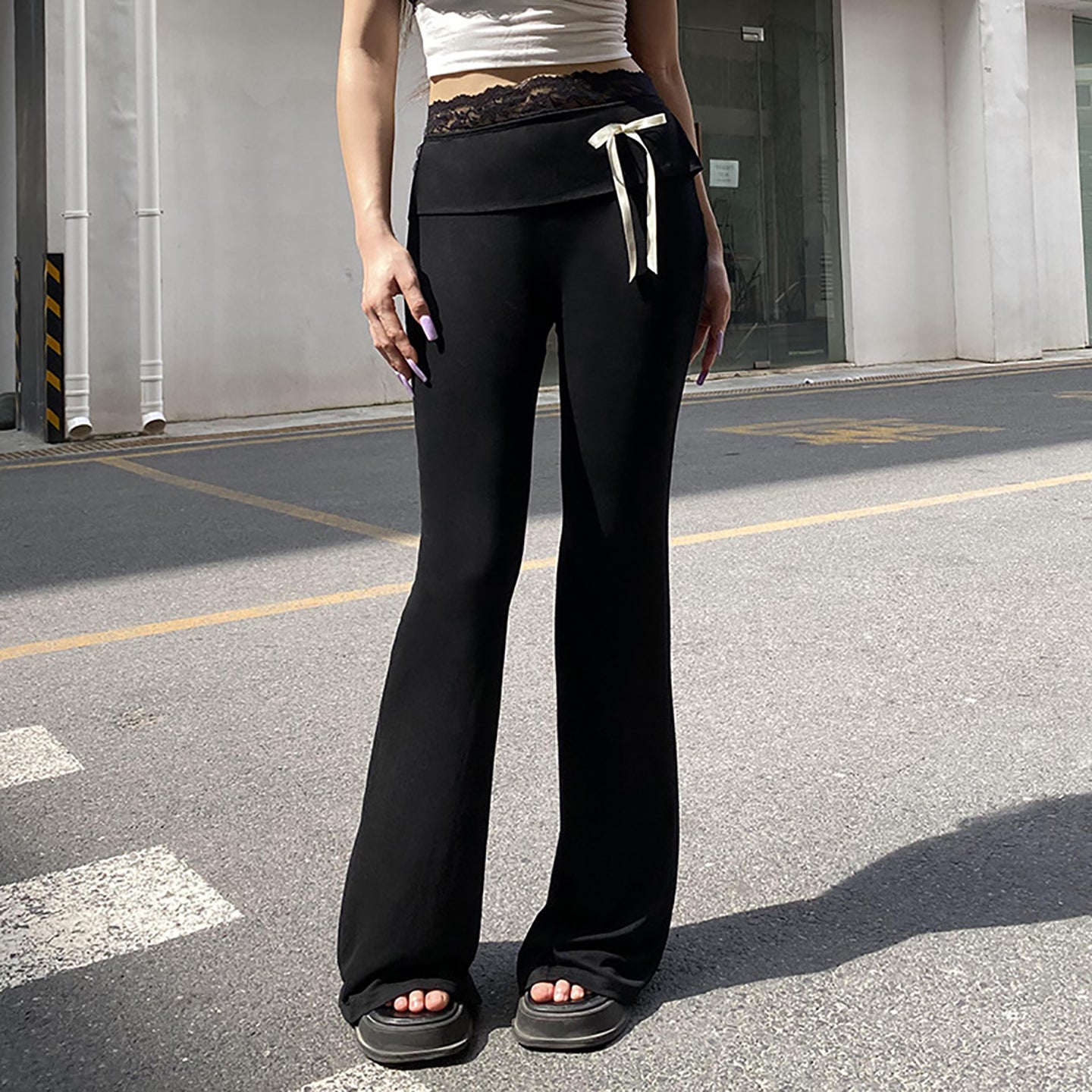 Women Flared Bootcut Trousers
