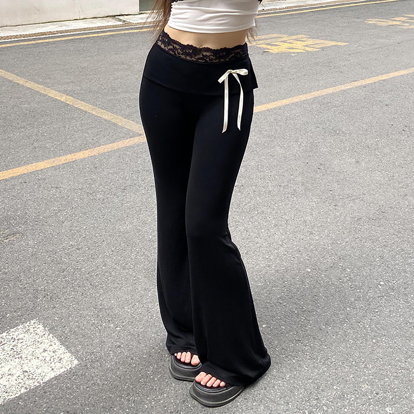 Women Flared Bootcut Trousers