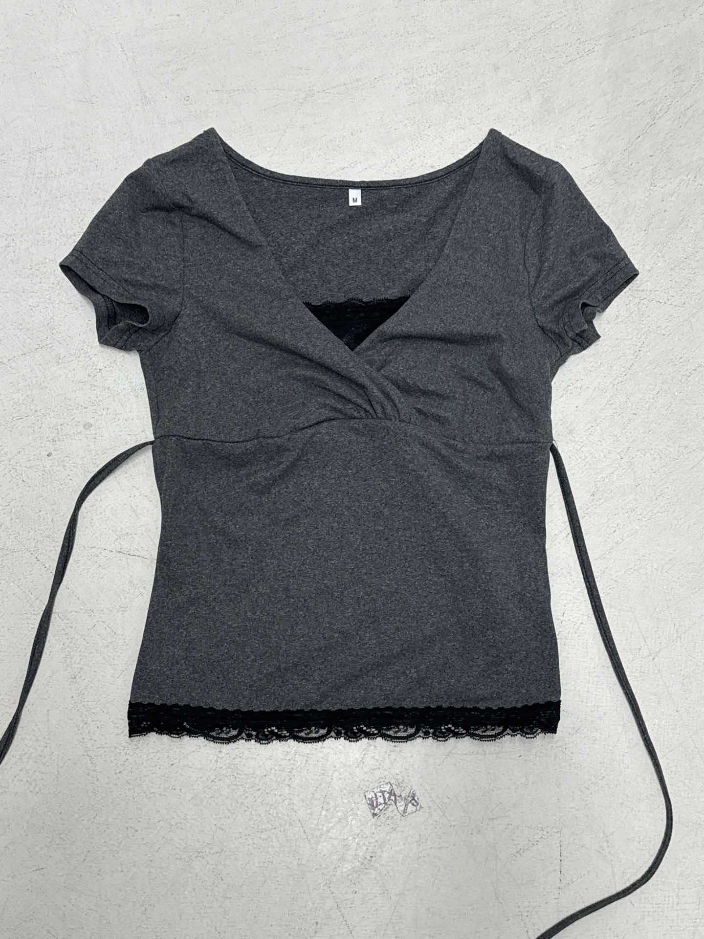 Solid Scoop Neck Top