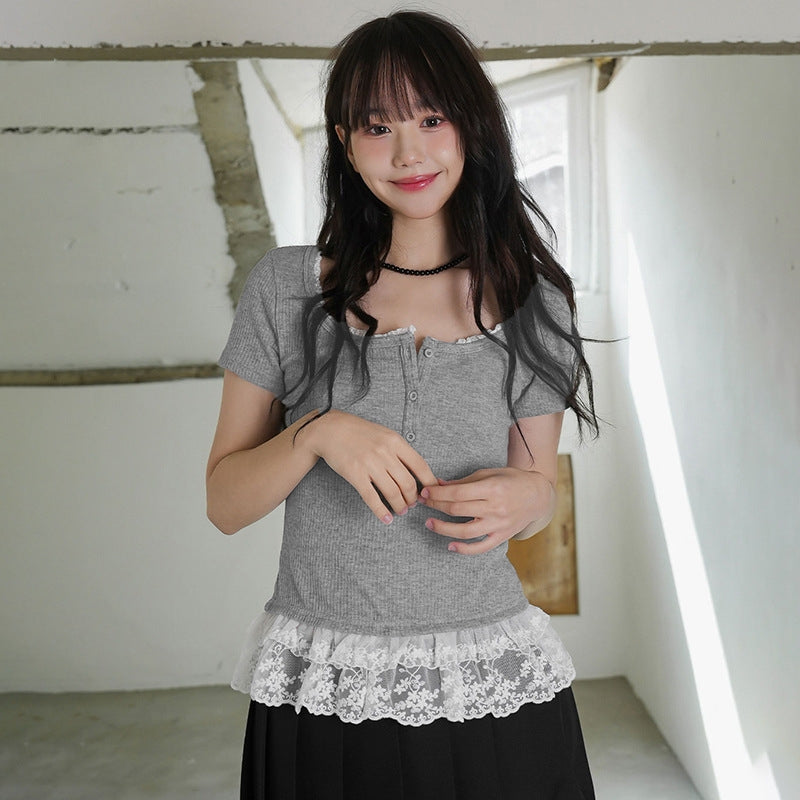 Women Colourblocked Peplum Top