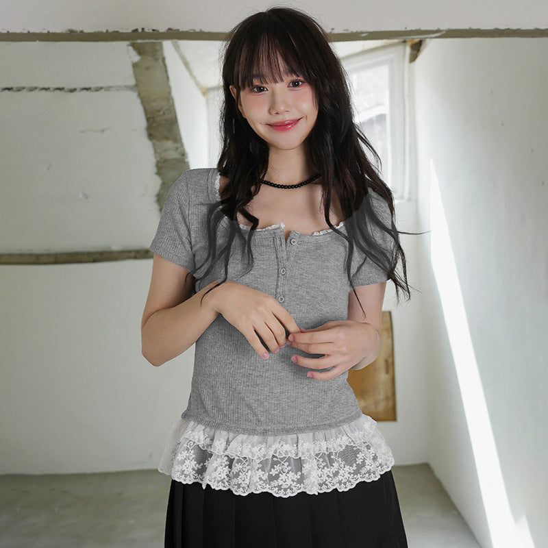 Women Colourblocked Peplum Top