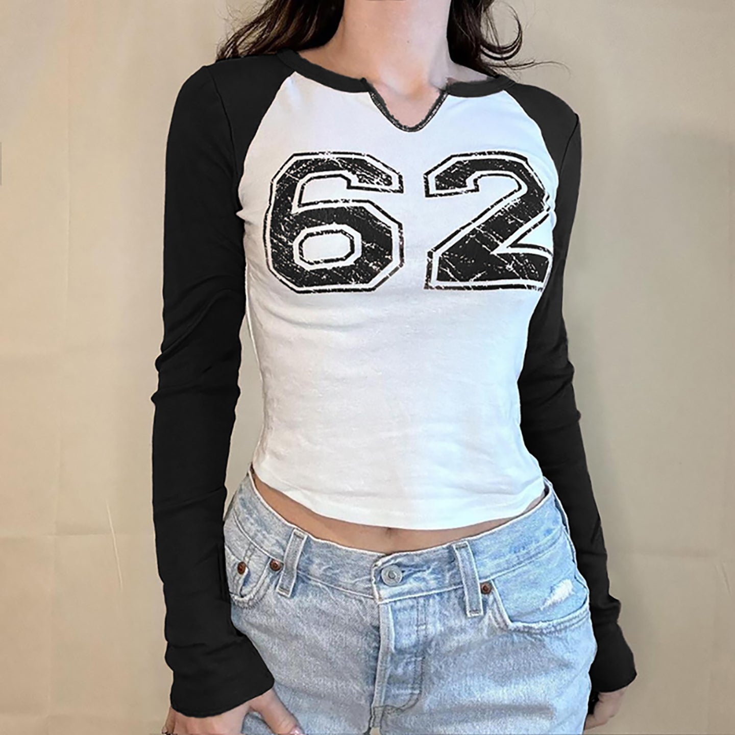 Women Typography Printed Round Neck Top