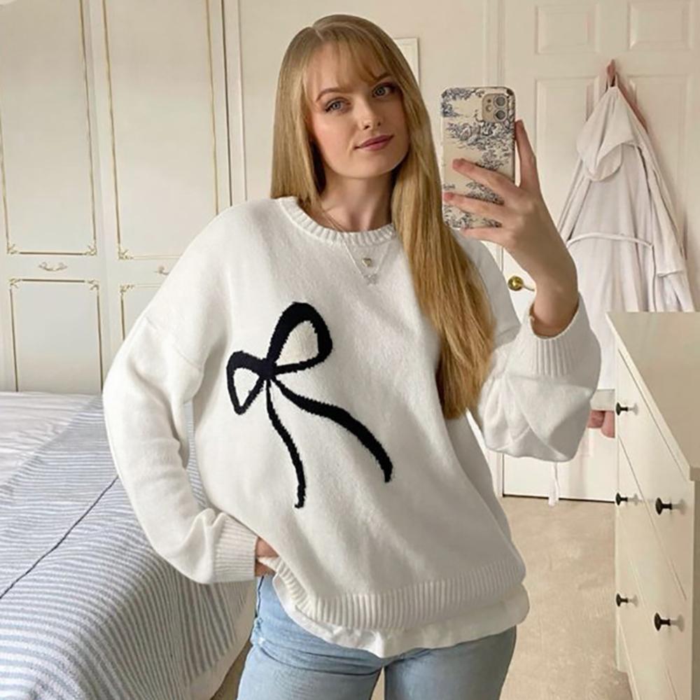 Women Cable Knit Pullover Sweater