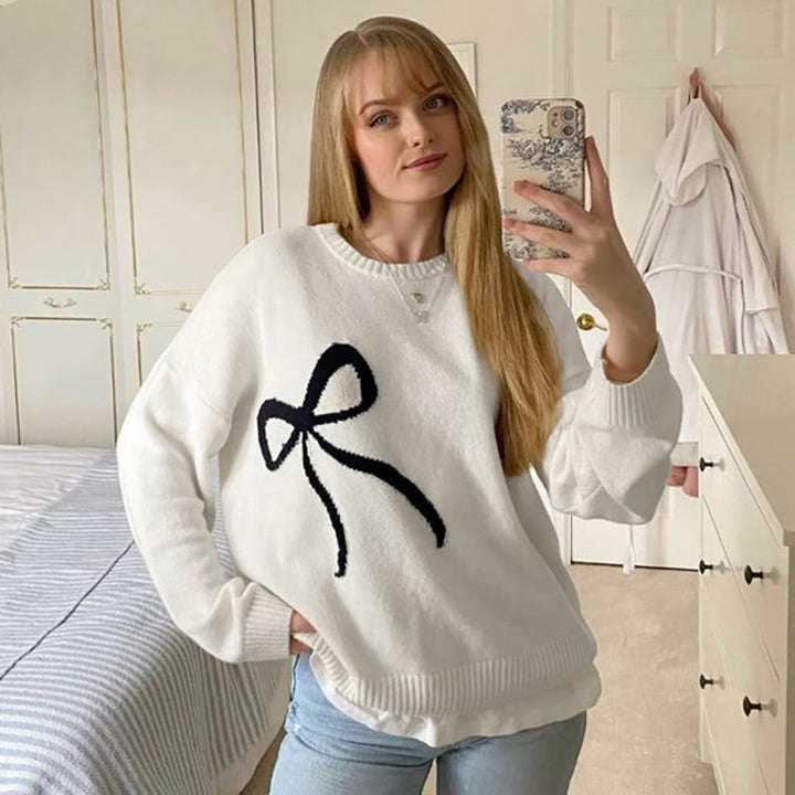 Women Cable Knit Pullover Sweater
