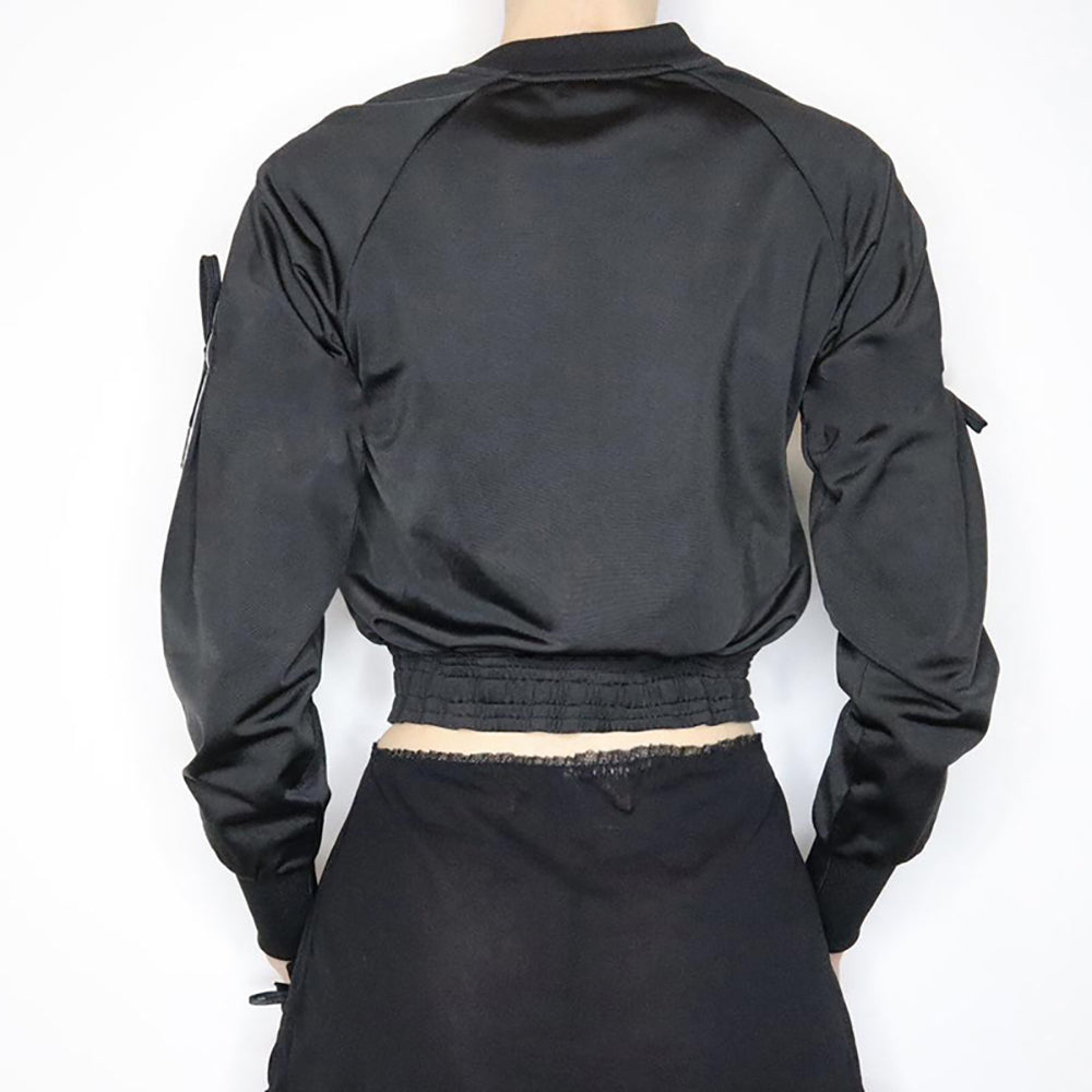 Women Striped Collarless Tailored Jacket