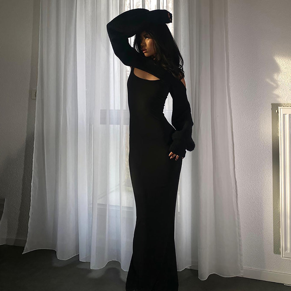 Halter Neck Maxi Dress