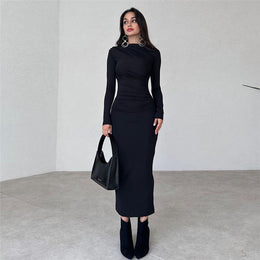 Black Bodycon Maxi Dress
