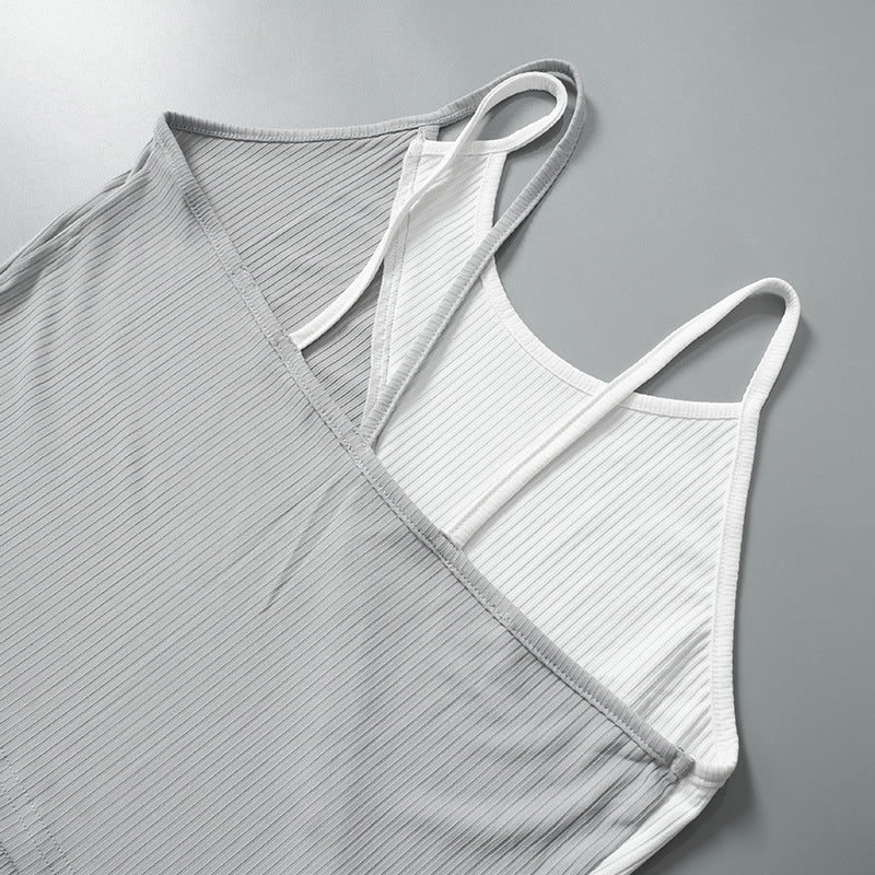 Shoulder Straps Sleeveless Top