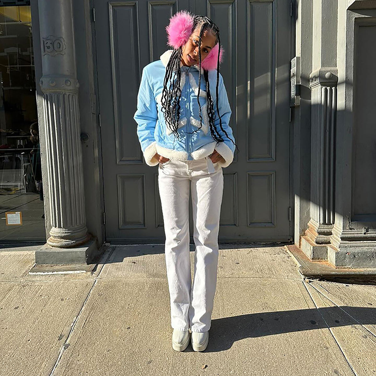 Women Casual Geometric Regular Jacket