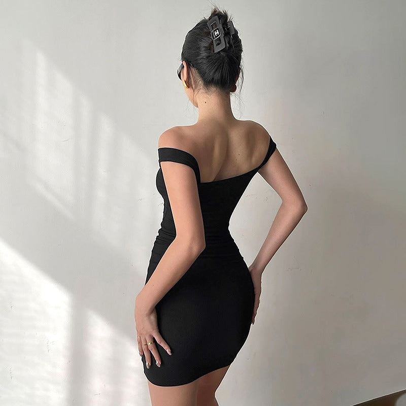 Off-Shoulder Bodycon Mini Dress