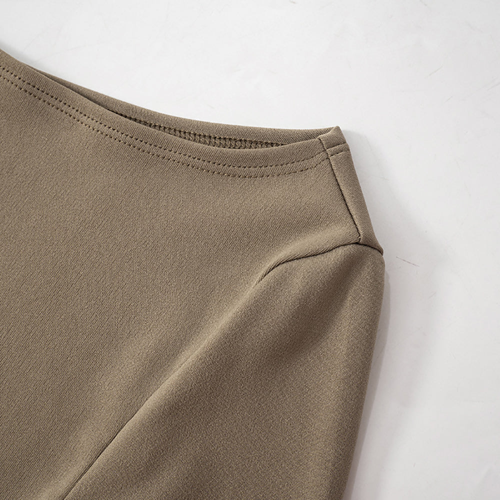 Colourblocked A-Line Mini Dress