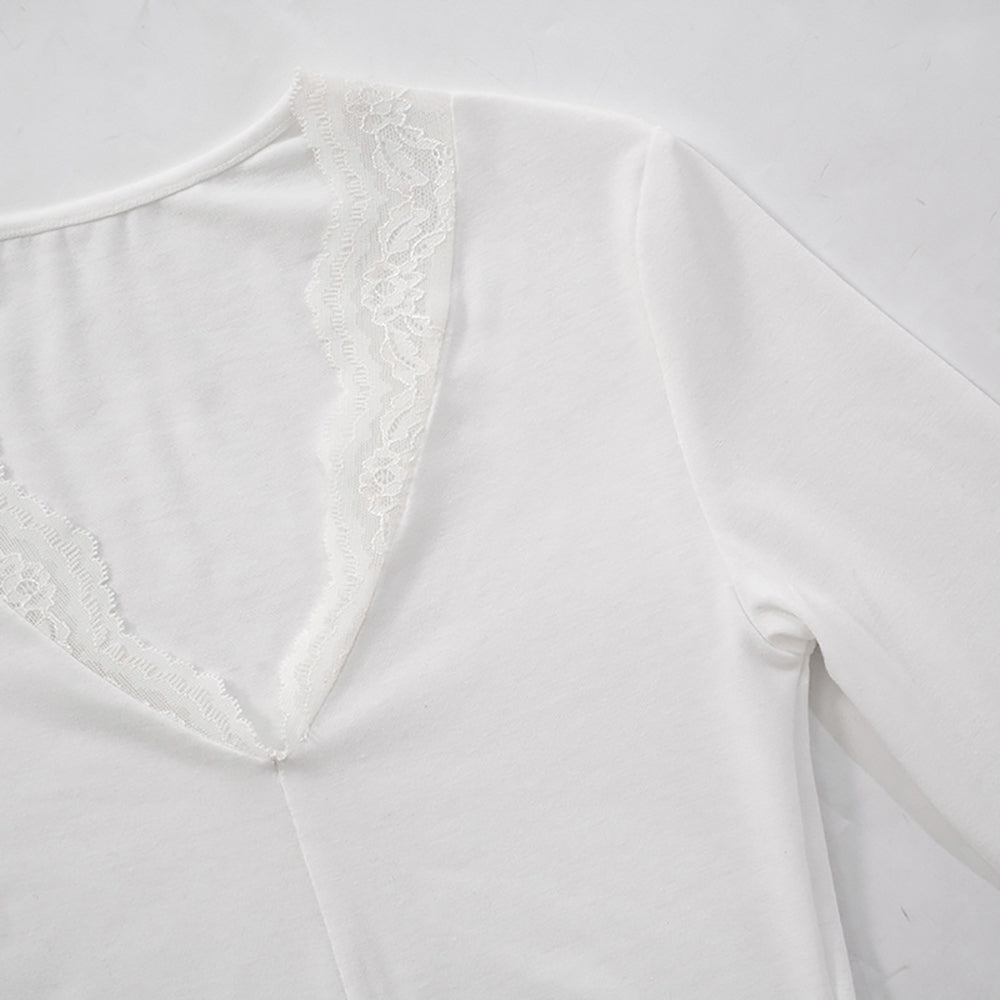Extended Sleeves Crepe Top