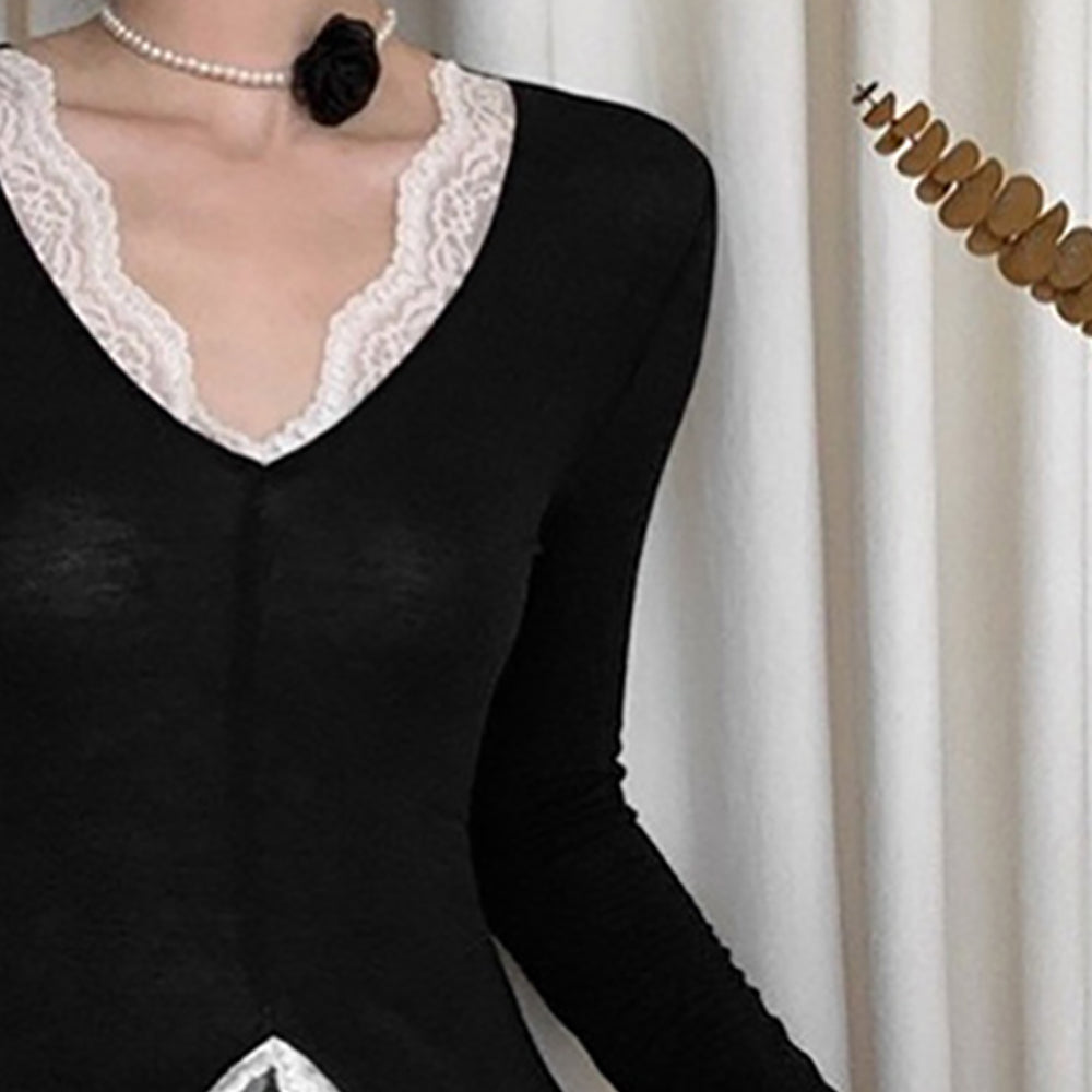 Women V-Neck Regular Top