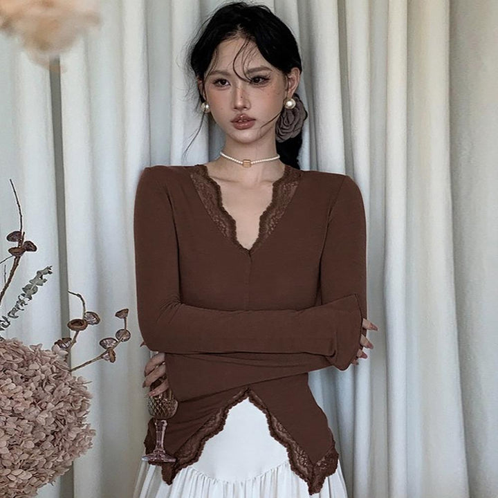 Women Extended Sleeves Top