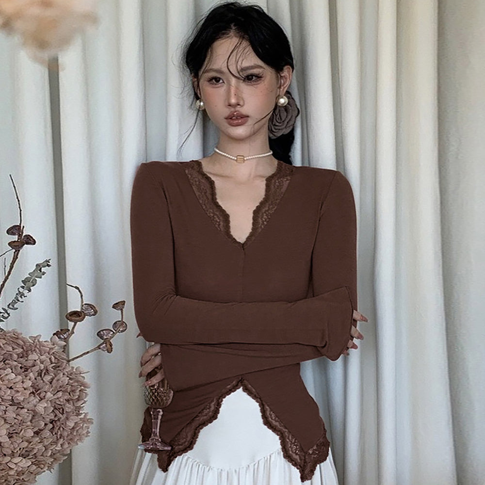 Women Extended Sleeves Top
