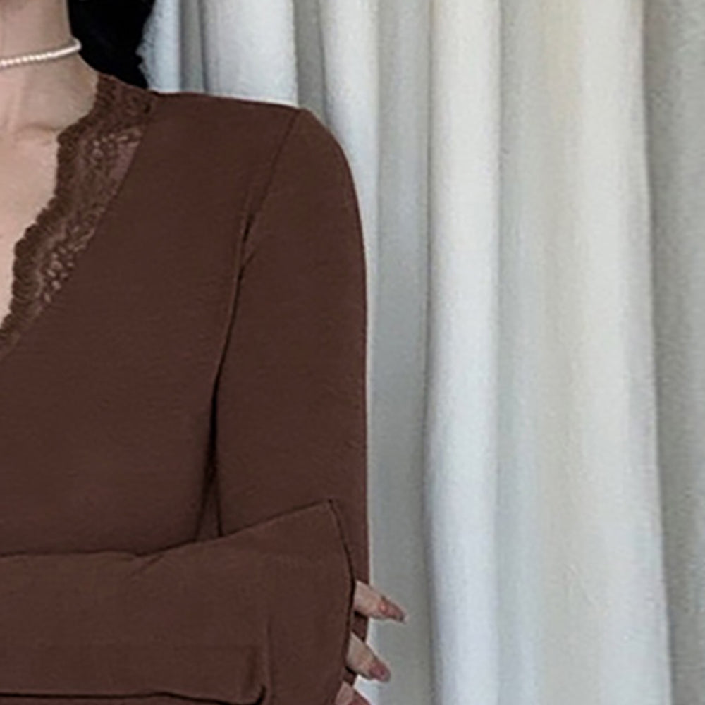 Women Extended Sleeves Top