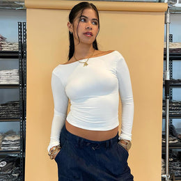 Women Off-Shoulder Tank Crop Top