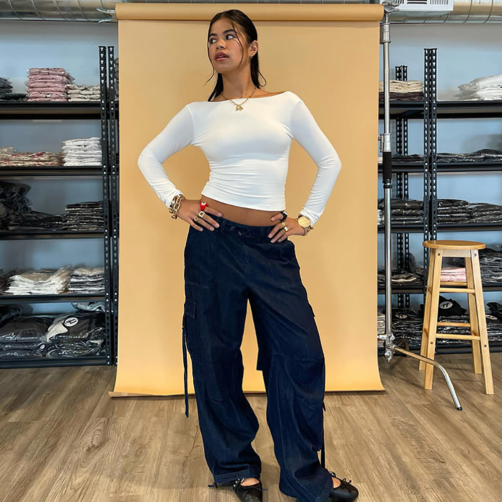 Women Off-Shoulder Tank Crop Top